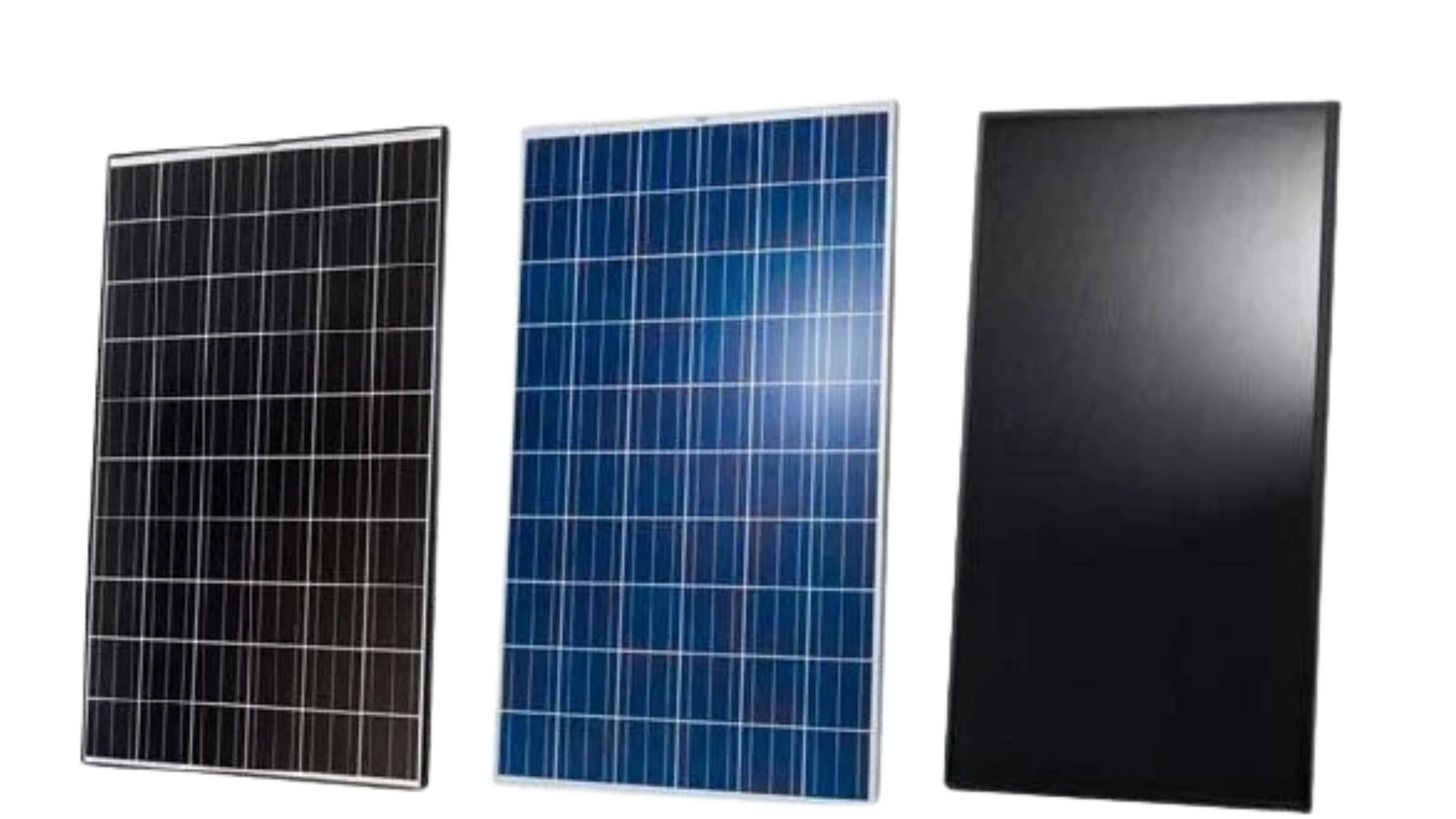Diferentes tipos de placas solares
