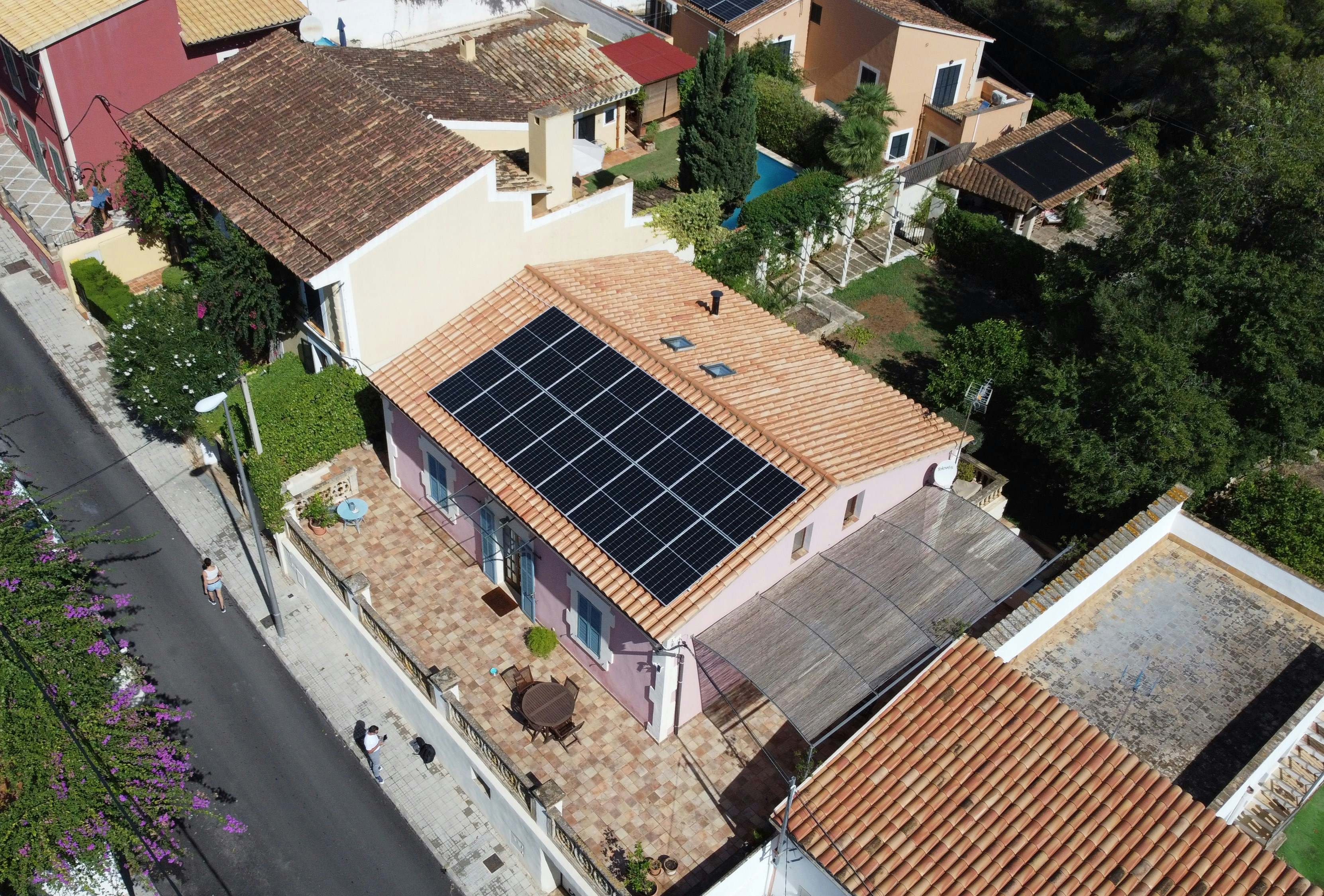 Instal·lació de plaques solars a Gènova - Mallorca