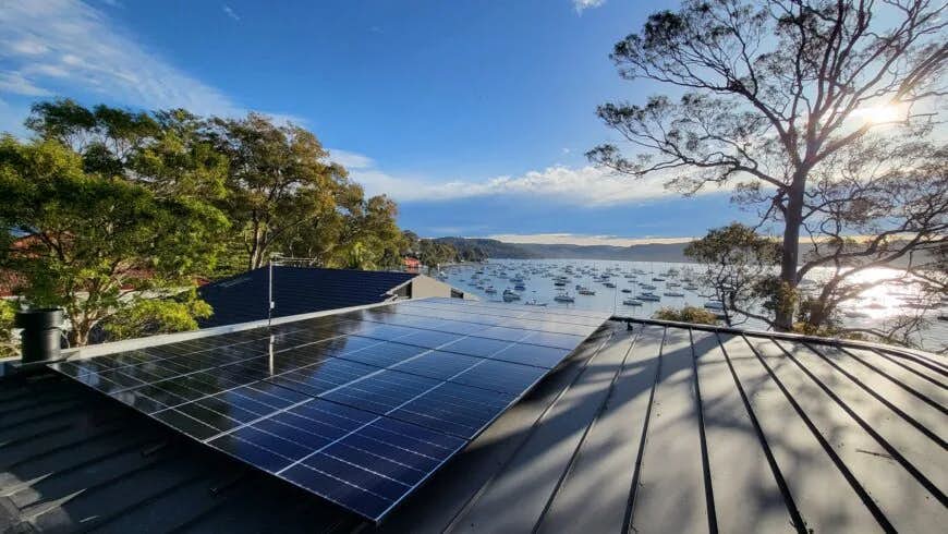 10kW solar panel system roof installation