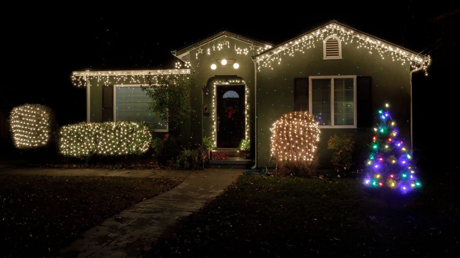 BigStock Christmas Night Lights Decoration