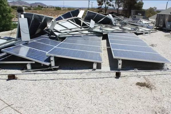 Solar Panels Wind Damage 
