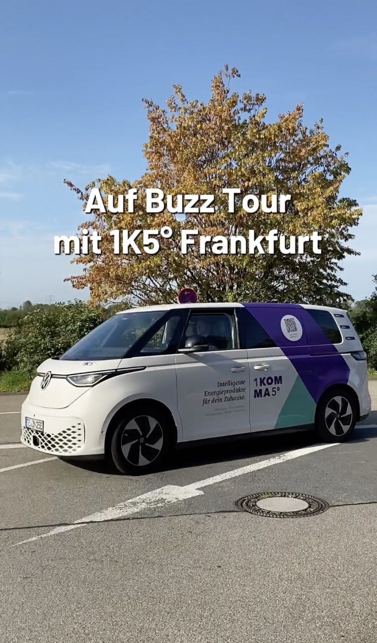 Auf Buzz Tour mit 1KOMMA5° Frankfurt